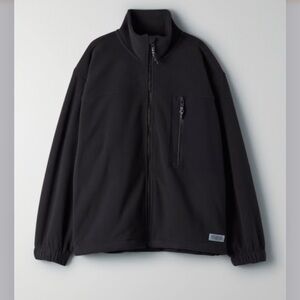 Aritzia black zip up fleece